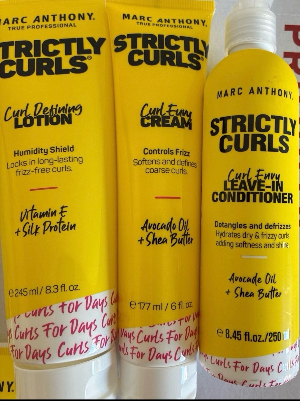 Marc Anthony Strictly Curls Yellow Curl Care Trio, All New